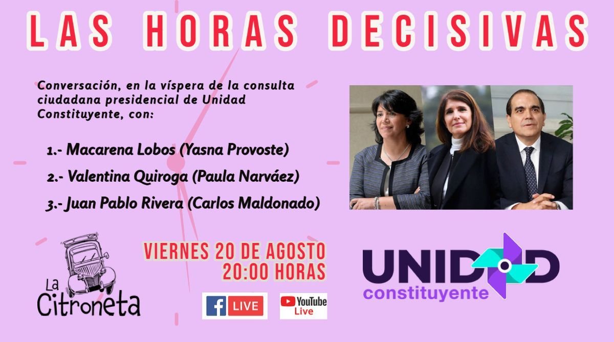 Las Horas decisivas en la Primaria de Unidad Constituyente